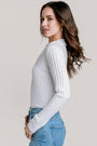 Michael Stars Liyah Collared Neck Top