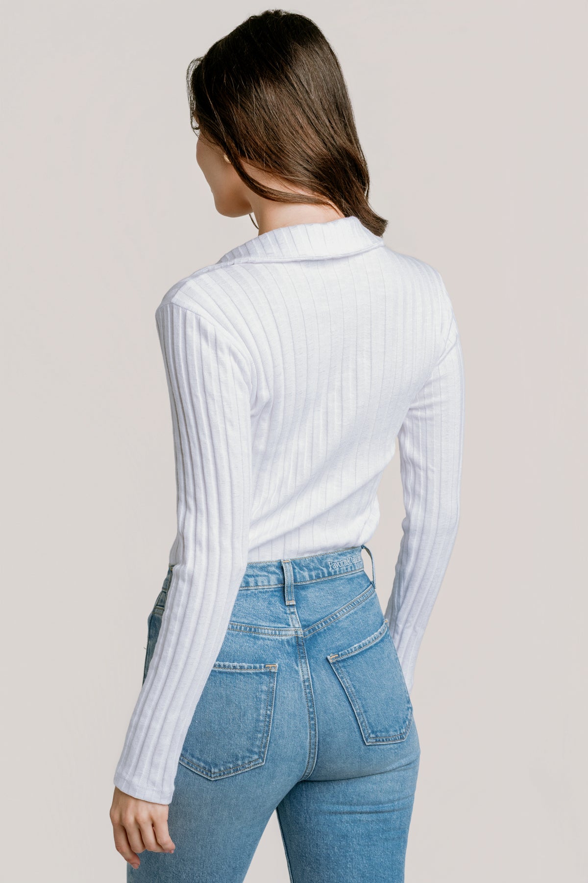 Michael Stars Liyah Collared Neck Top