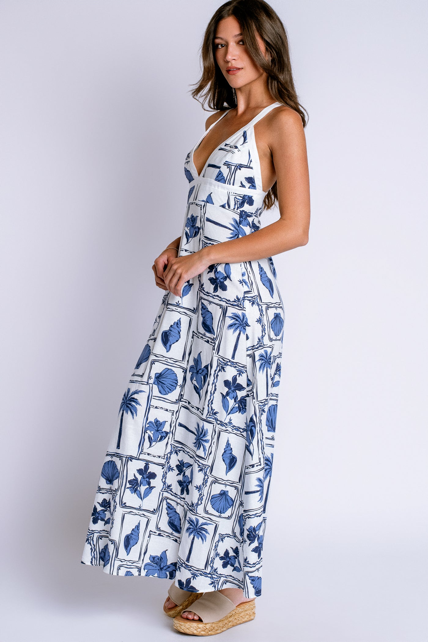 MINKPINK Sylvie Panel Midi Dress