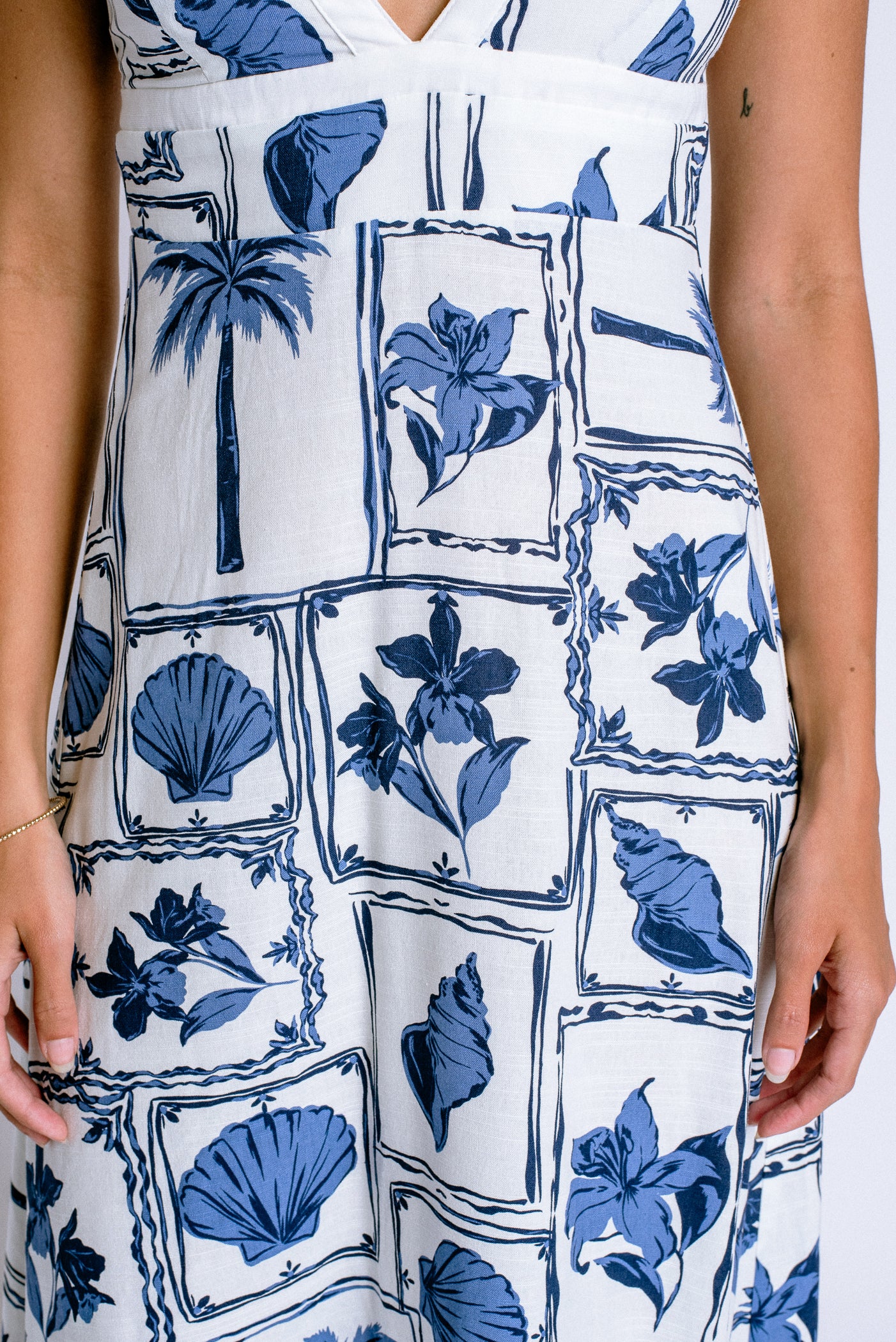 MINKPINK Sylvie Panel Midi Dress