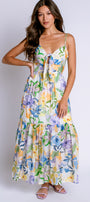 MINKPINK Fable Tie Midi Dress
