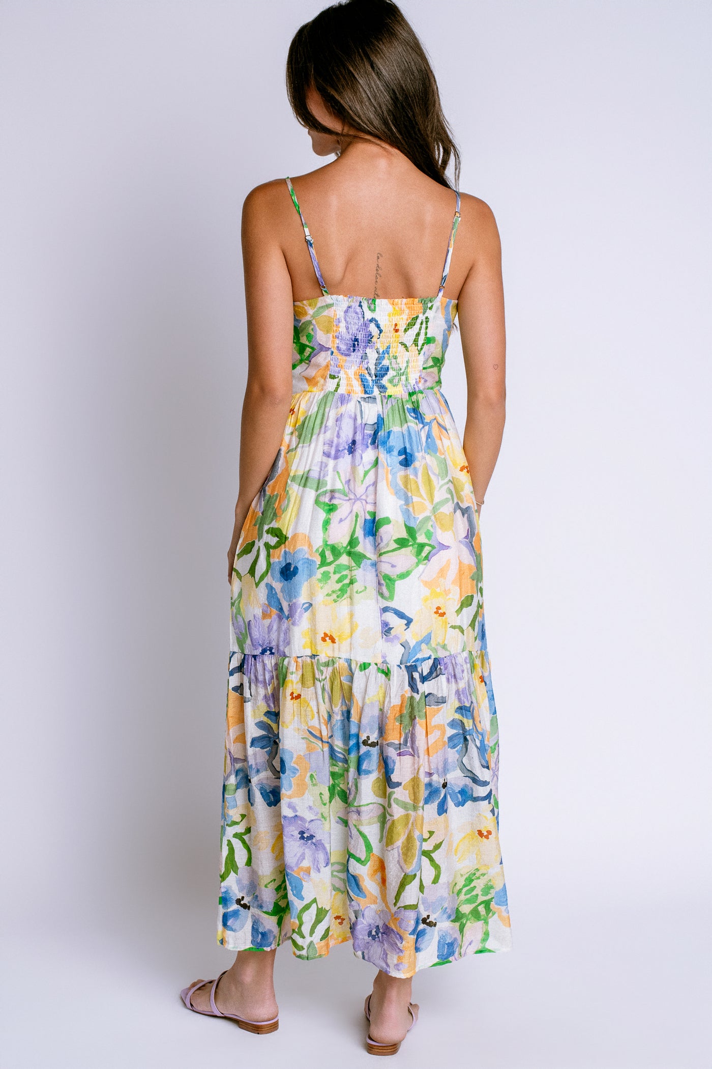 MINKPINK Fable Tie Midi Dress
