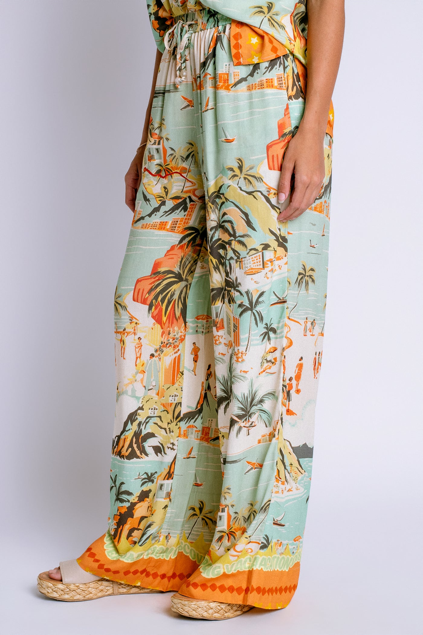 MINKPINK Vacanza Drawstring Pant