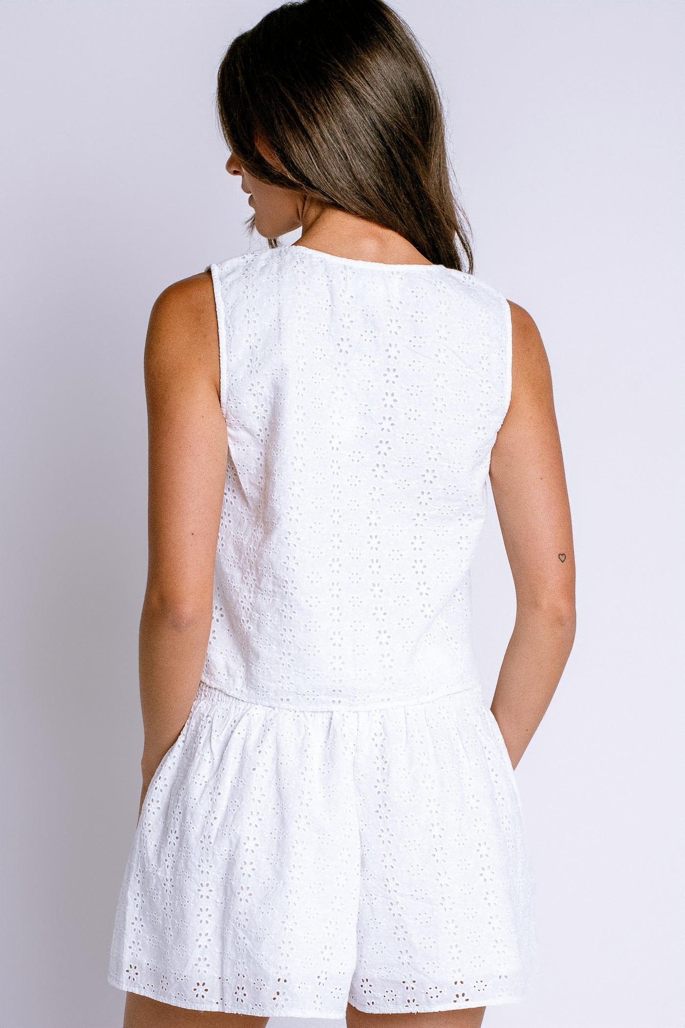 Velvet Ava Eyelet Top