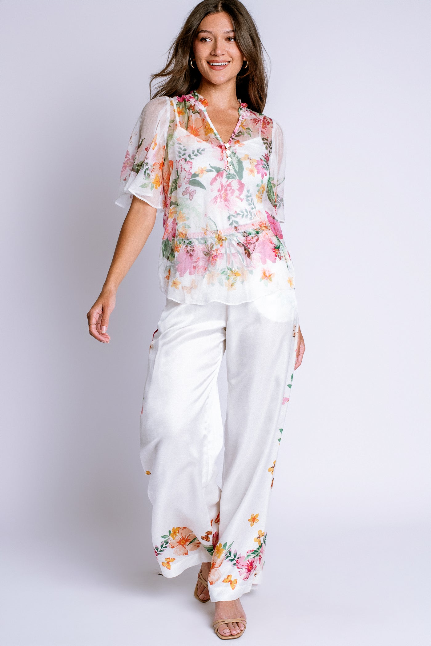 Hale Bob Selene Silk Pants