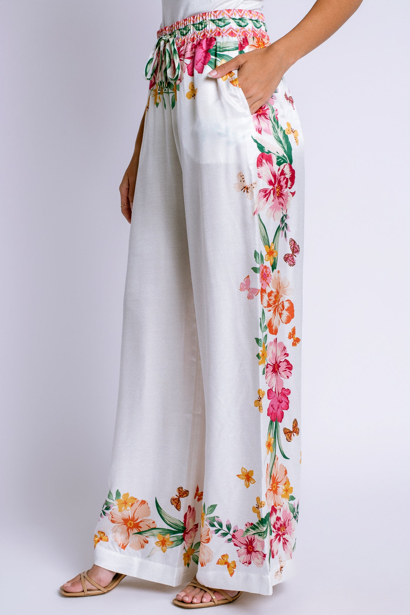 Hale Bob Selene Silk Pants