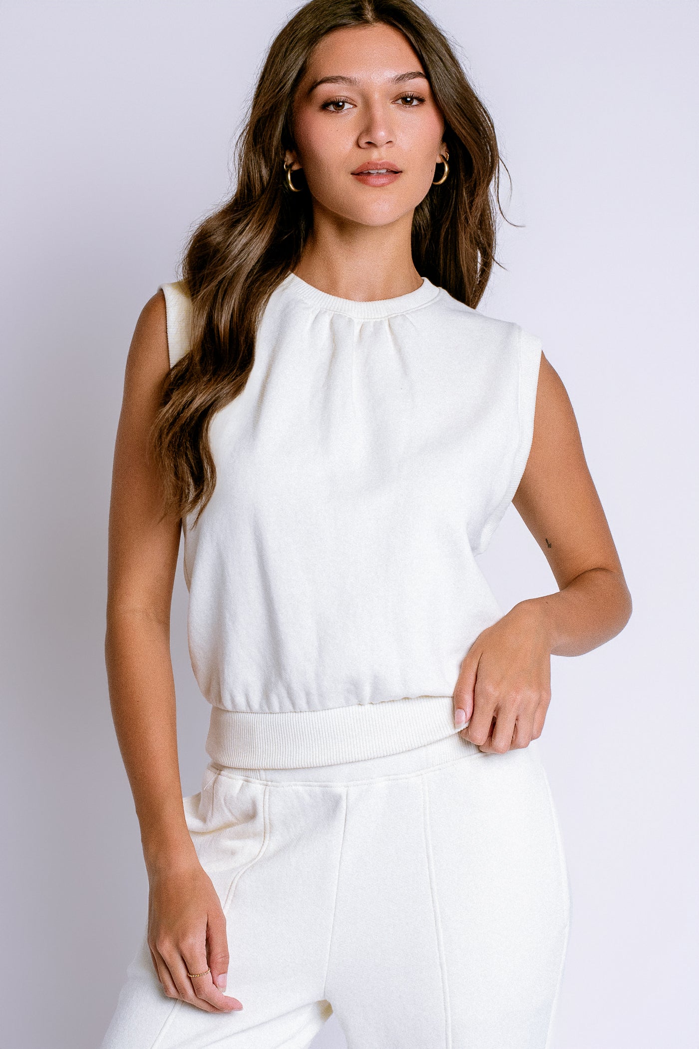 Nation LTD Billie Sleeveless Sweatshirt