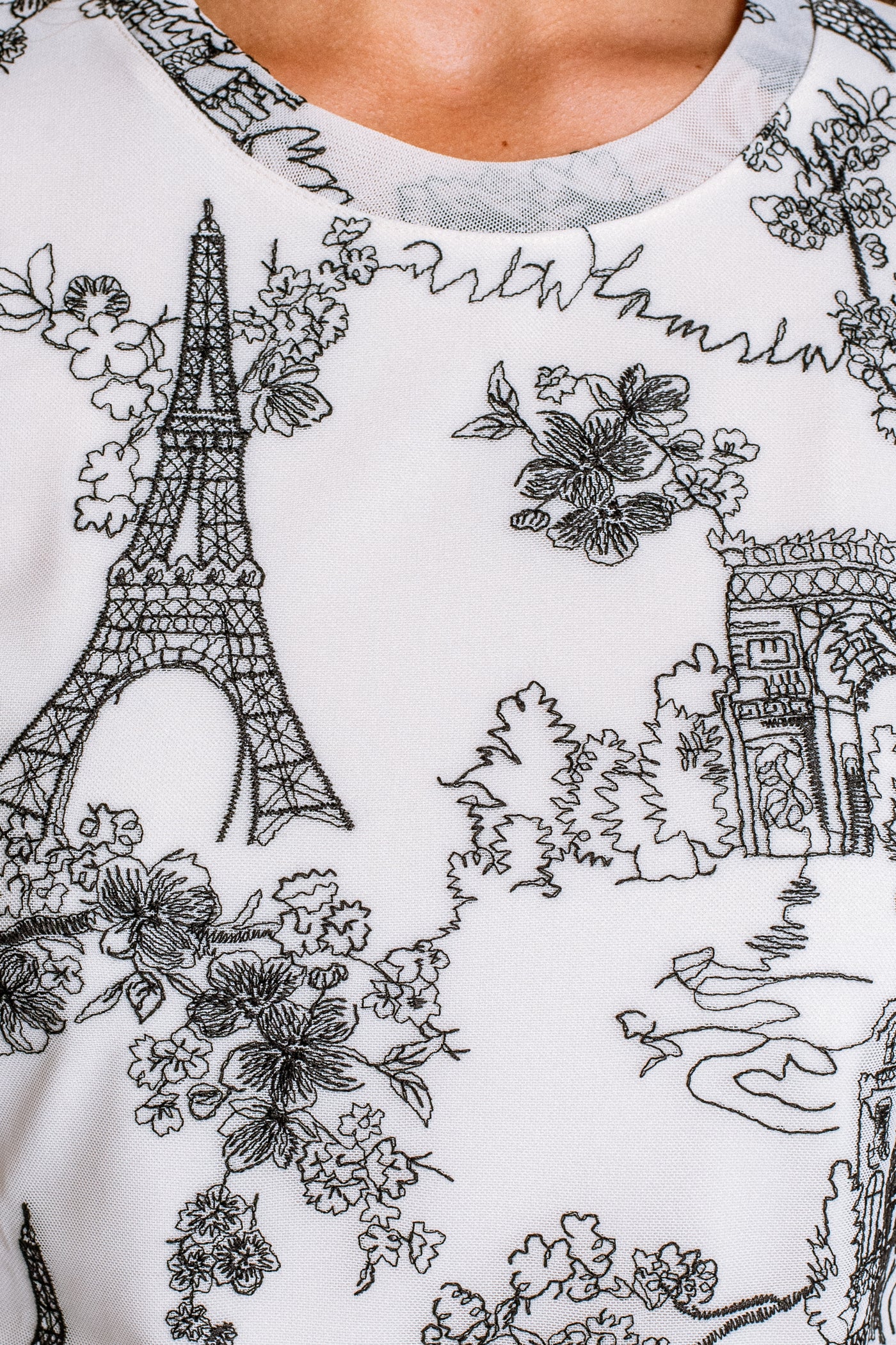 Johnny Was Louise Kaia Mesh Tee