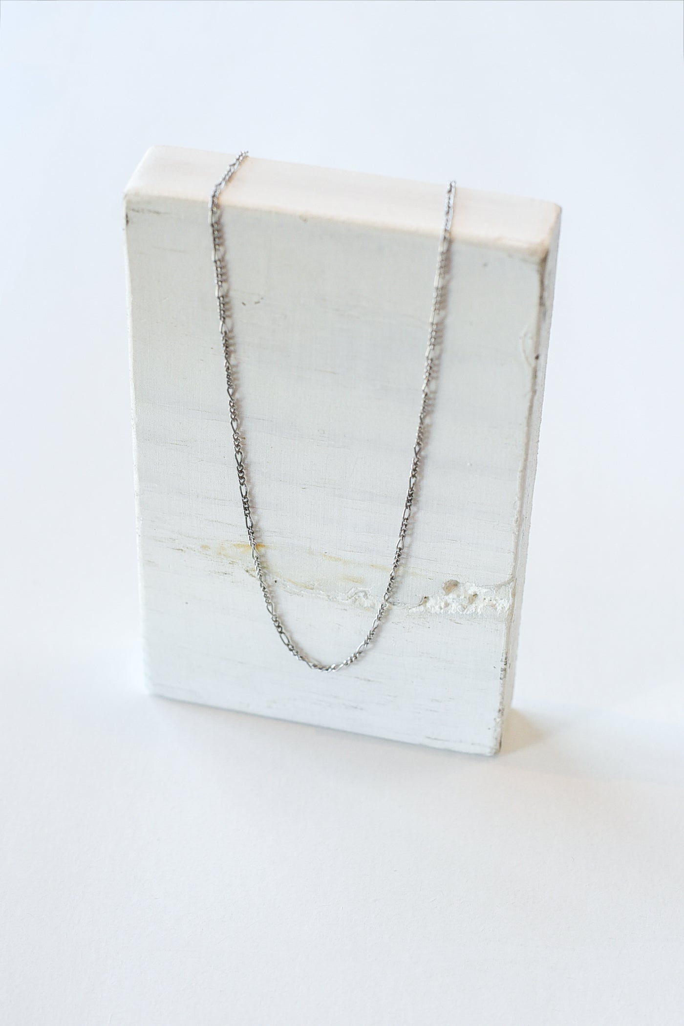 Sadie Jo Jewelry Co. Rhodium/Silver Figaro Chain
