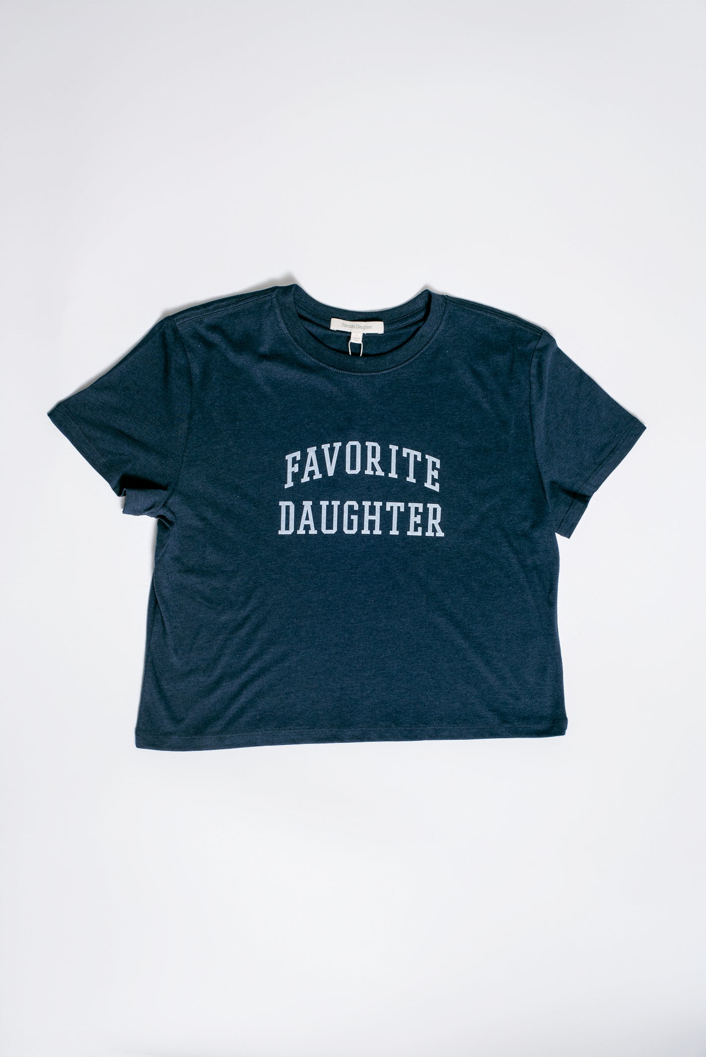 Favorite Daughter Favorite Daughter Cropped Collegiate Tee
