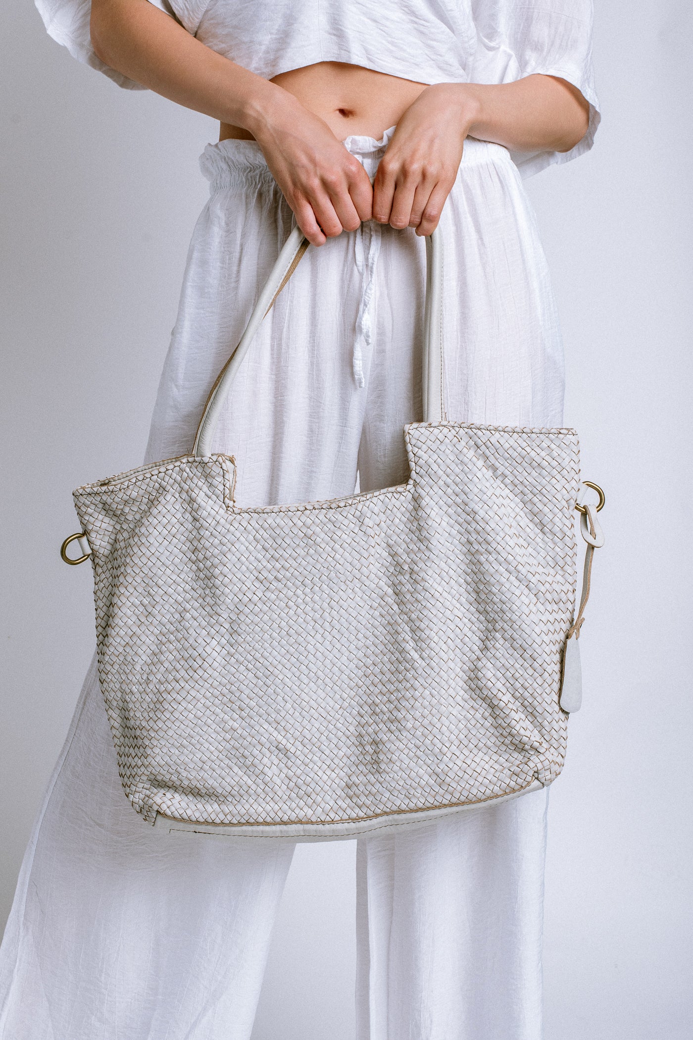 Milio Milano Intrecciato Braided Tote Bag