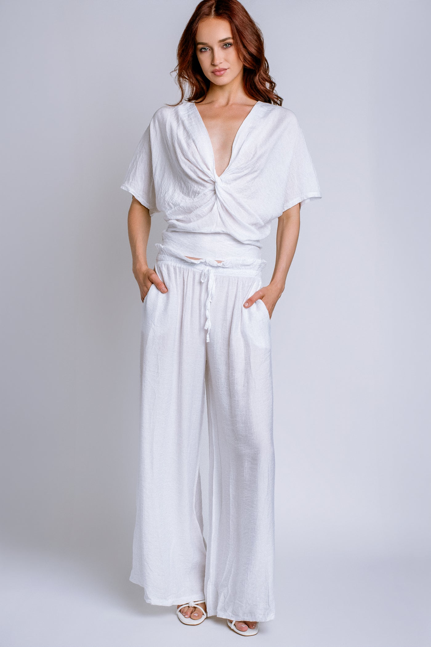Milio Milano Front Twist Knot Top