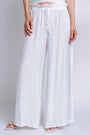 Milio Milano Crinkle Elastic Waist Tie Front Pant