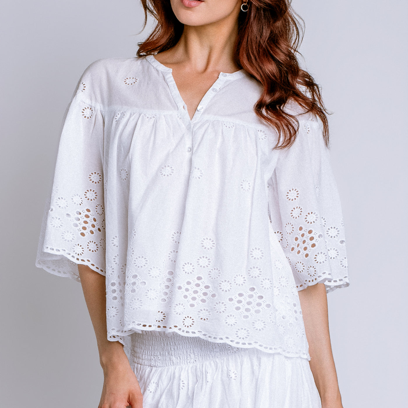 Michael Stars Gloria Flutter Top