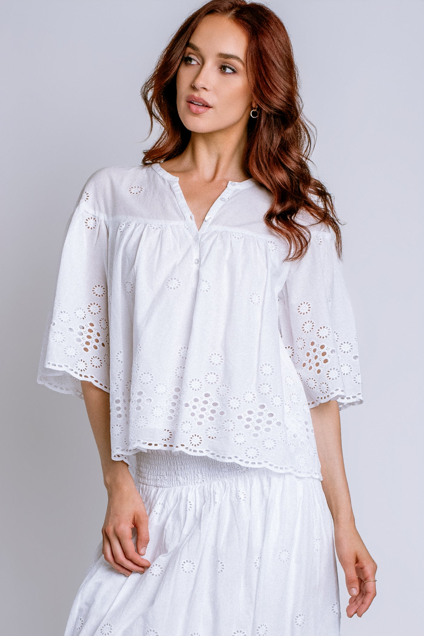 Michael Stars Gloria Flutter Top