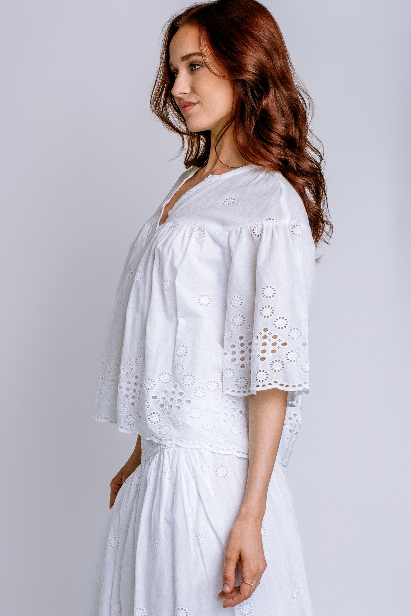 Michael Stars Gloria Flutter Top