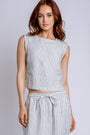 Nation LTD Cara Stripe Linen Tank