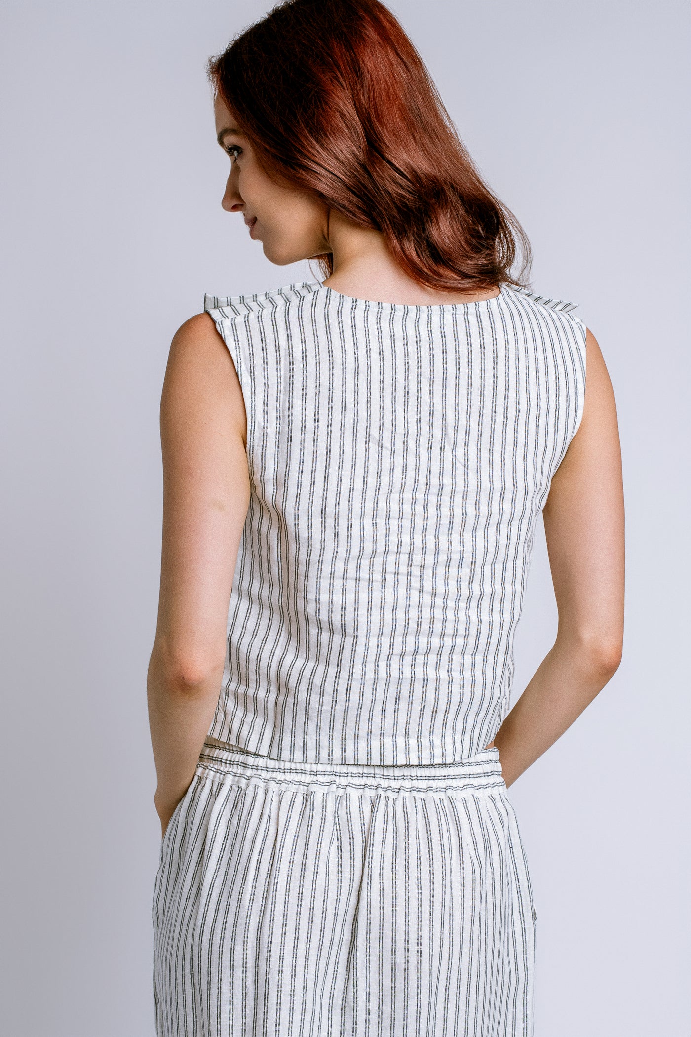 Nation LTD Cara Stripe Linen Tank