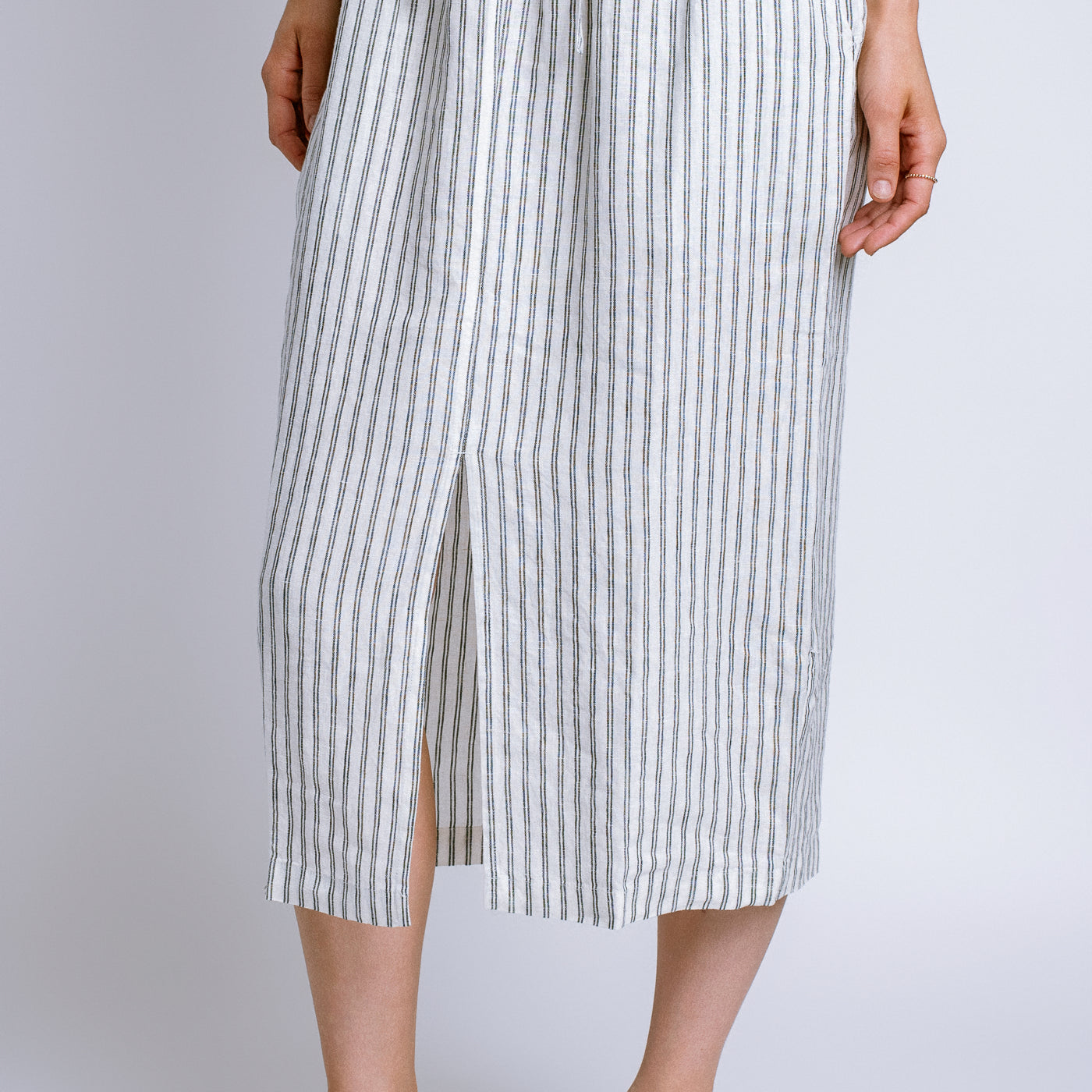 Nation LTD Maisie Stripe Linen Skirt