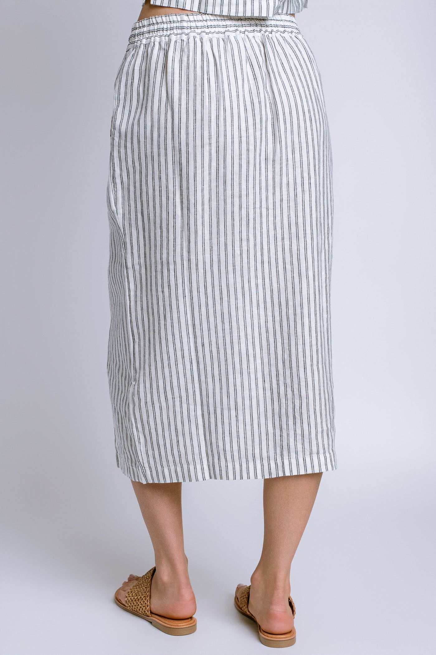 Nation LTD Maisie Stripe Linen Skirt