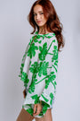 Milio Milano Palm Print Button Down