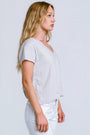 Michael Stars Harlan Cropped V-Neck Tee