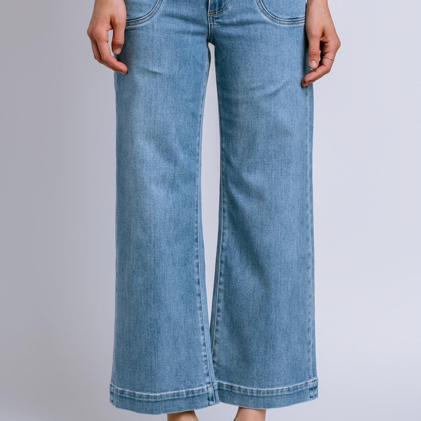 PAIGE Anessa Curved Inset Pockets