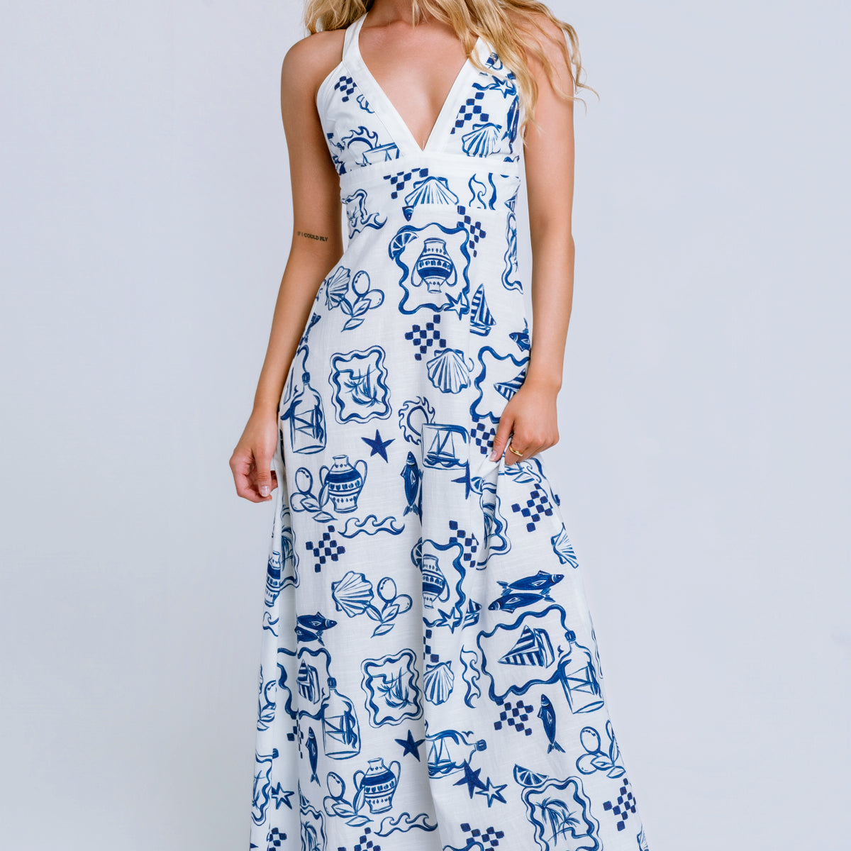 MINKPINK Baci Cross Back Dress