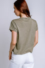 Michael Stars Harlan Cropped V-Neck Tee