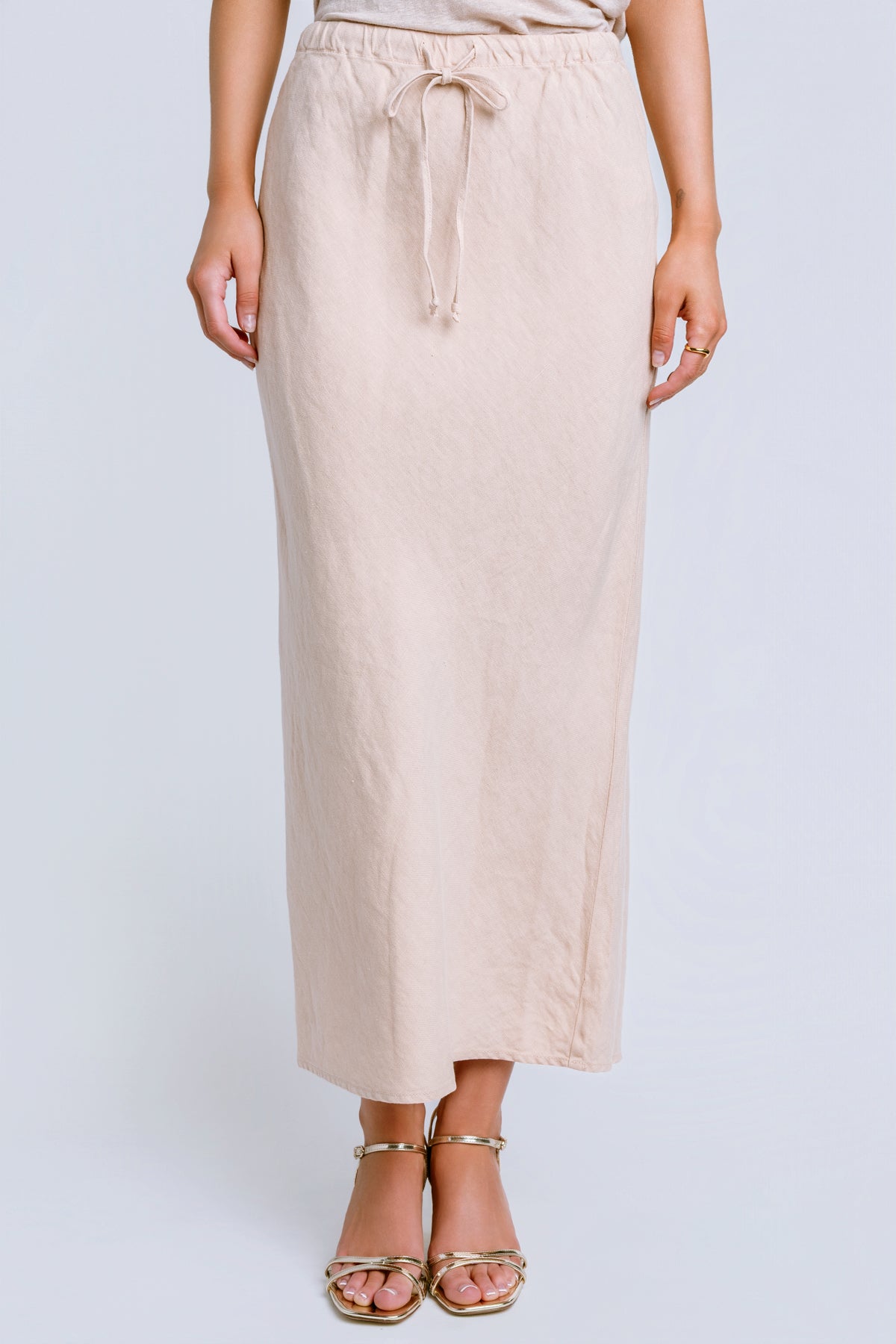 Velvet Beka Linen Bias Skirt