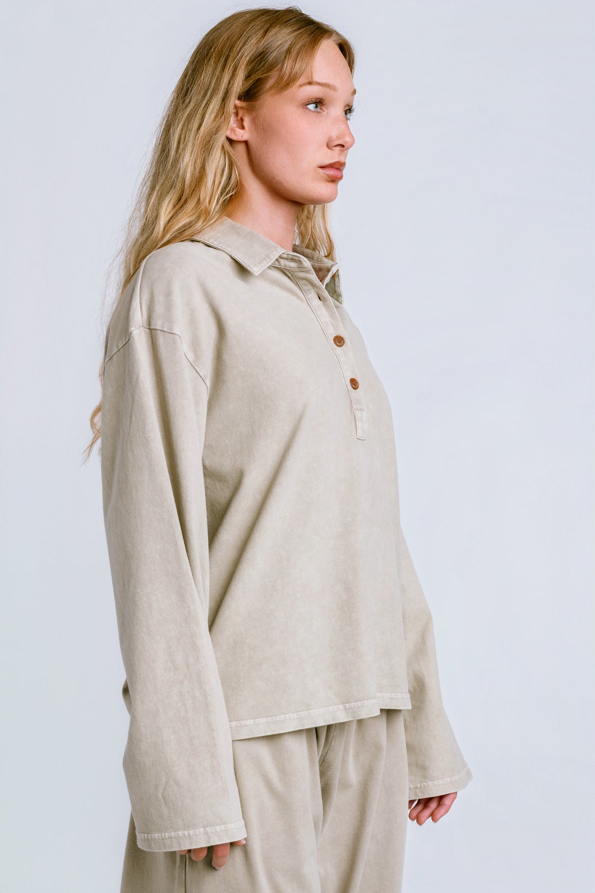 The Upside Soho Rhea Collared Top