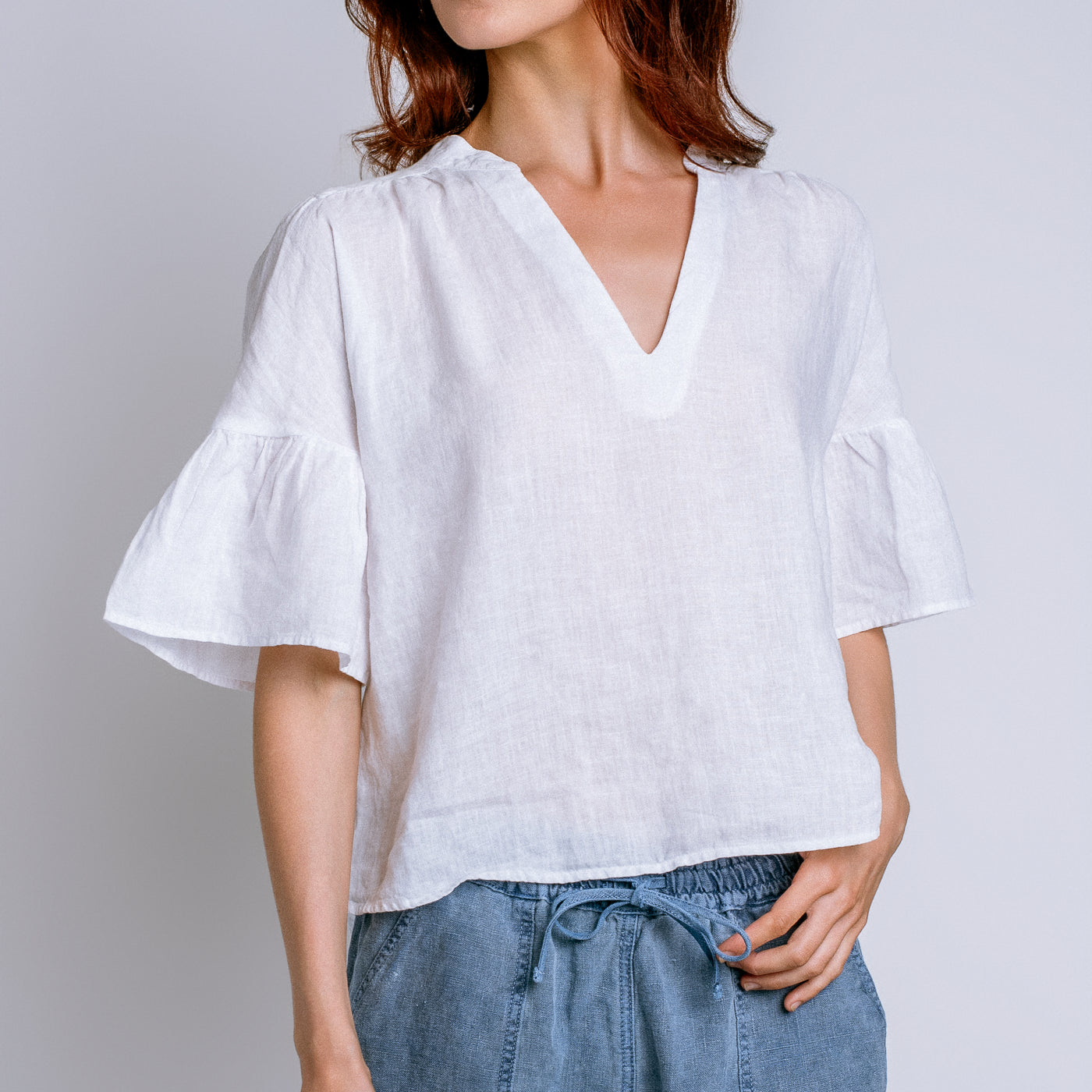 Velvet Raye Linen Top