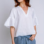 Velvet Raye Linen Top