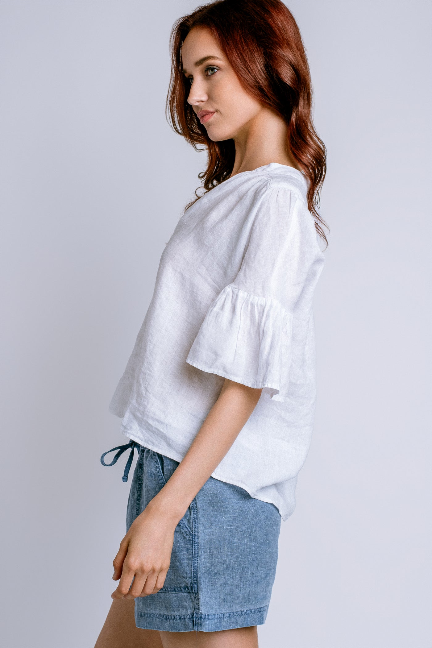 Velvet Raye Linen Top