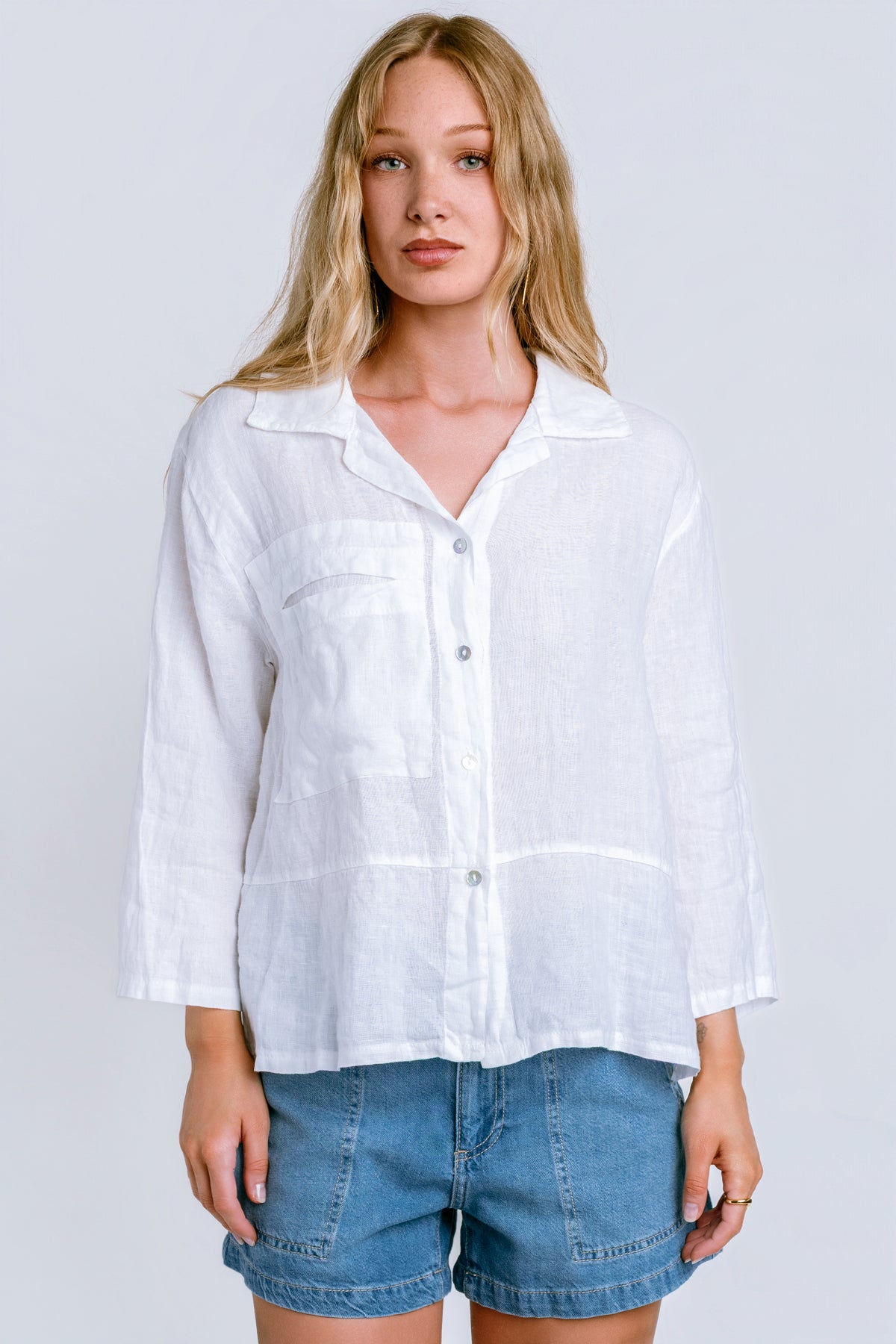 Inizio Linen Oversized Shirt