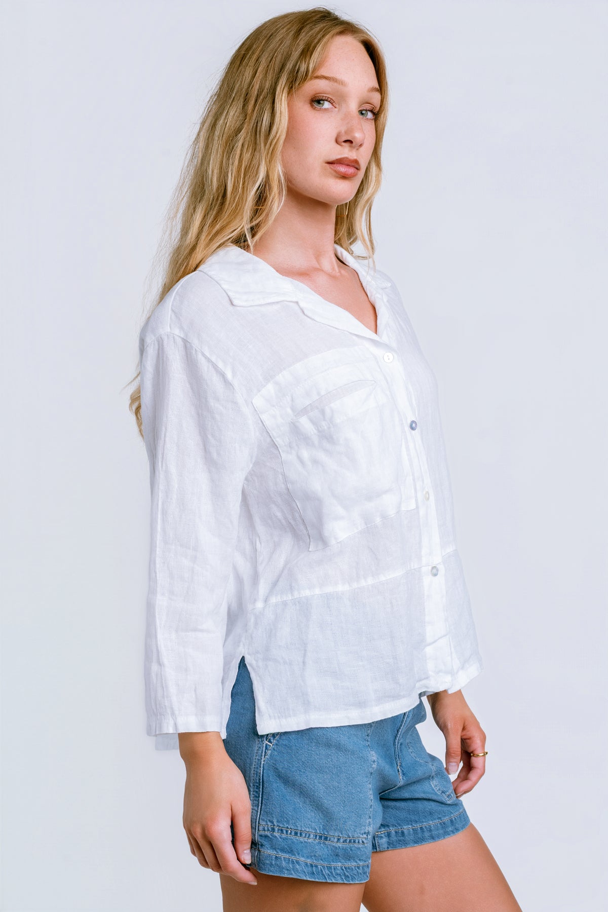 Inizio Linen Oversized Shirt