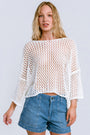 Milio Milano Crochet Wide Neck Tunic