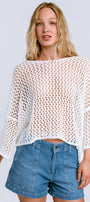 Milio Milano Crochet Wide Neck Tunic