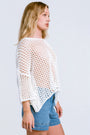 Milio Milano Crochet Wide Neck Tunic
