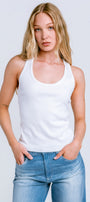 Michael Stars Cher Scoop Neck Tank