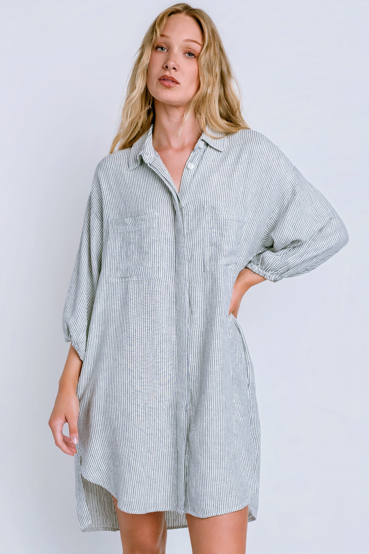 Young Fabulous & Broke Sand Dollar Shirt Dress