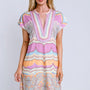 Hale Bob Short Sleeve Short Dress