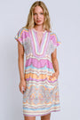 Hale Bob Short Sleeve Short Dress