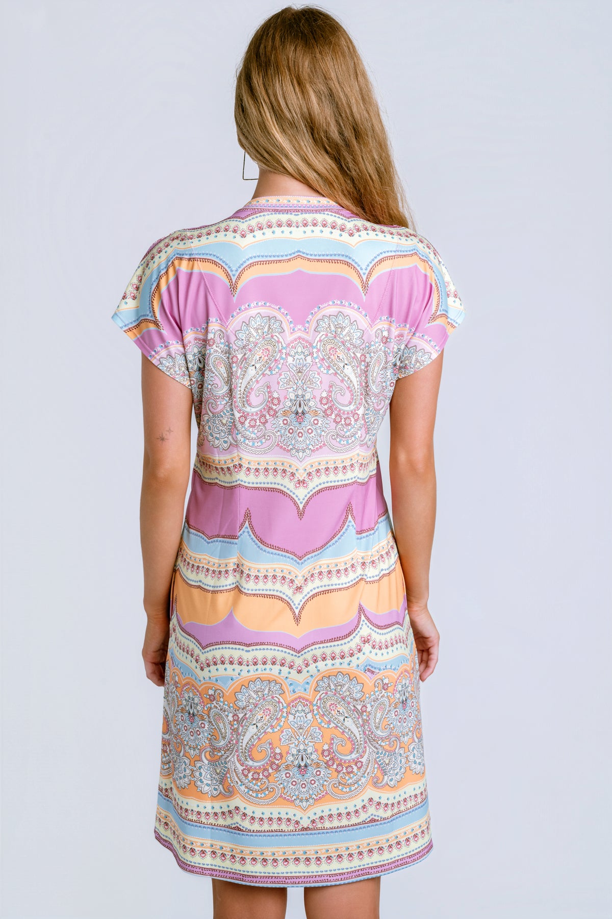 Hale Bob Short Sleeve Short Dress