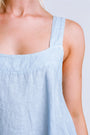Milio Milano Wide Strap Linen Tank
