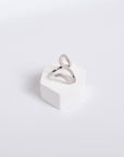 Sherwood Bridge Diamonds S Shape CZ Ring