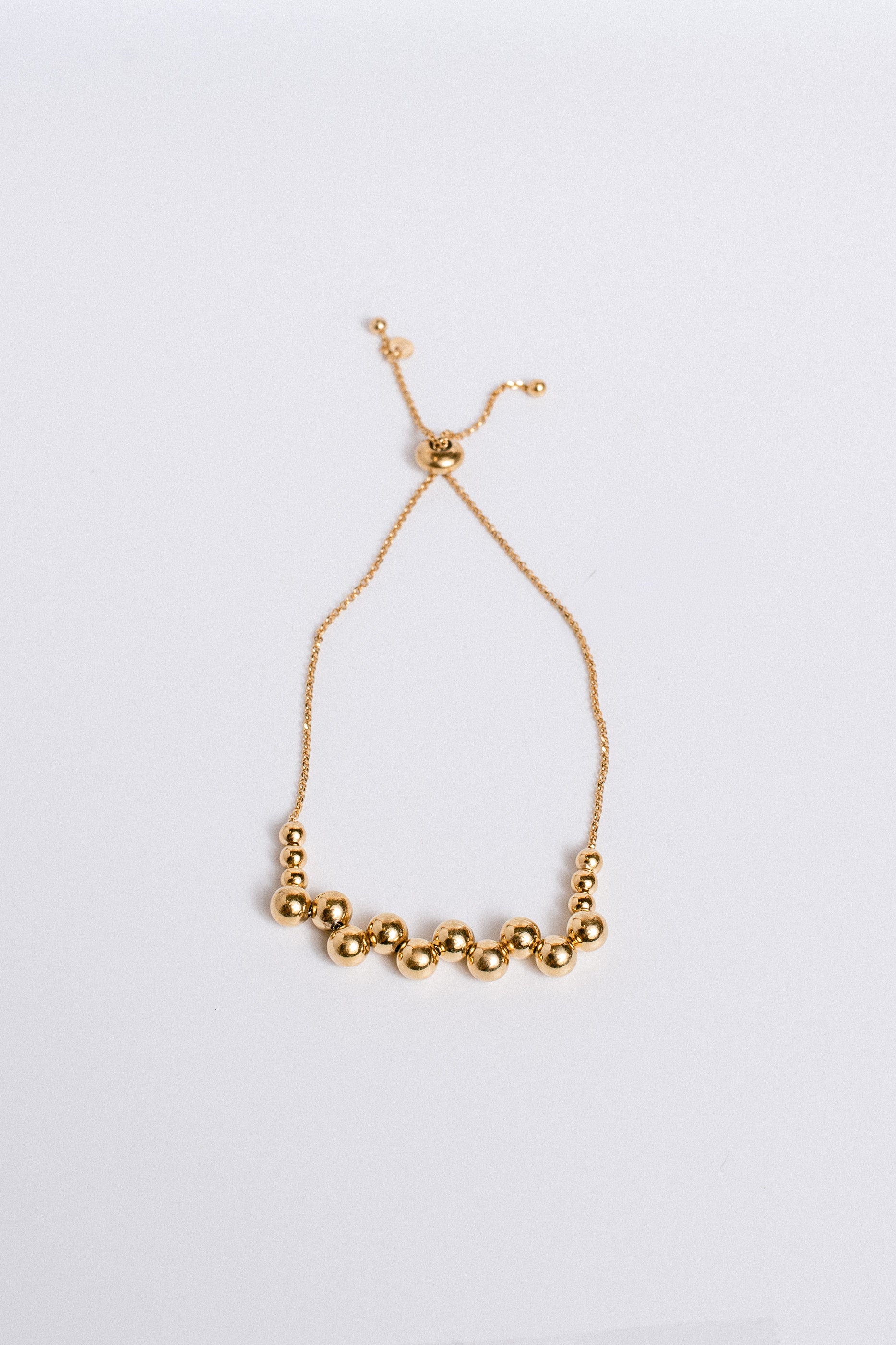 Sherwood Bridge Diamonds Gold Bubbles Lariat Bracelet