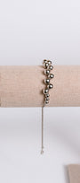 Sherwood Bridge Diamonds Rhodium Bubbles Lariat Bracelet