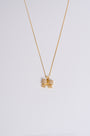 Sherwood Bridge Diamonds Bow Gold Plated Necklace