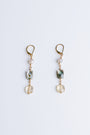 Lisa Marie Jewelry Mystic Moonstone, Abalone & Citrine Earrings